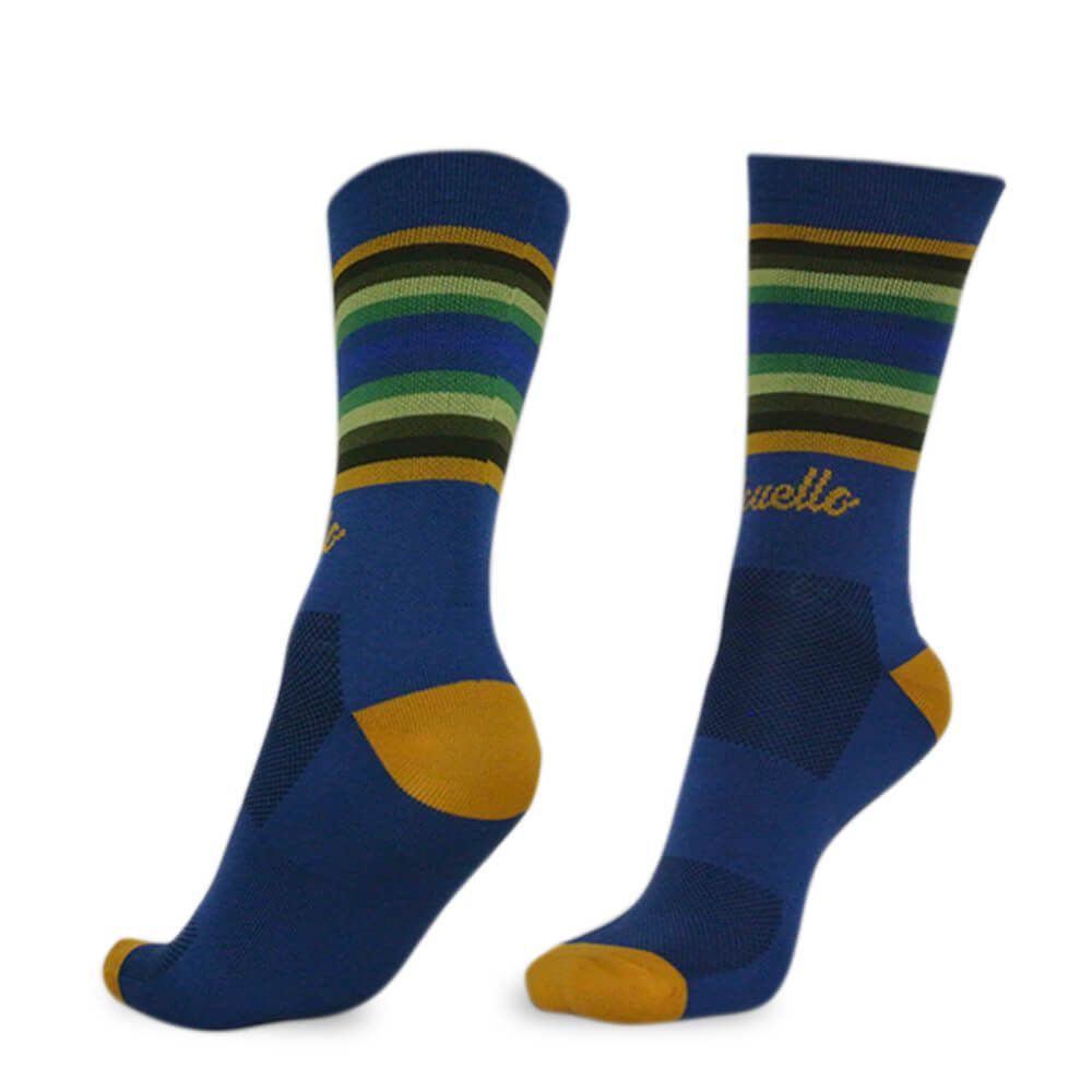 Medias de ciclismo Palcuello Azul