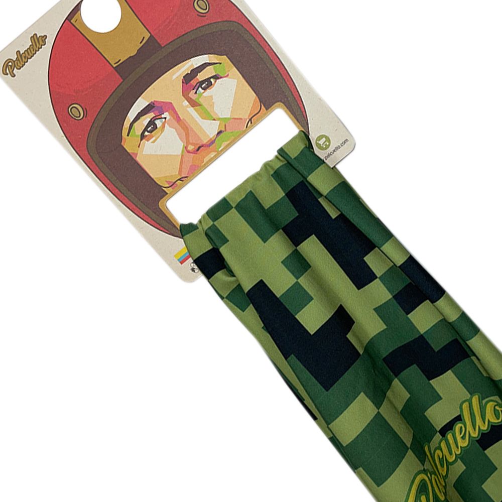 Cuello Buff para moto Unisex Palcuello Verde camuflado - Image 2