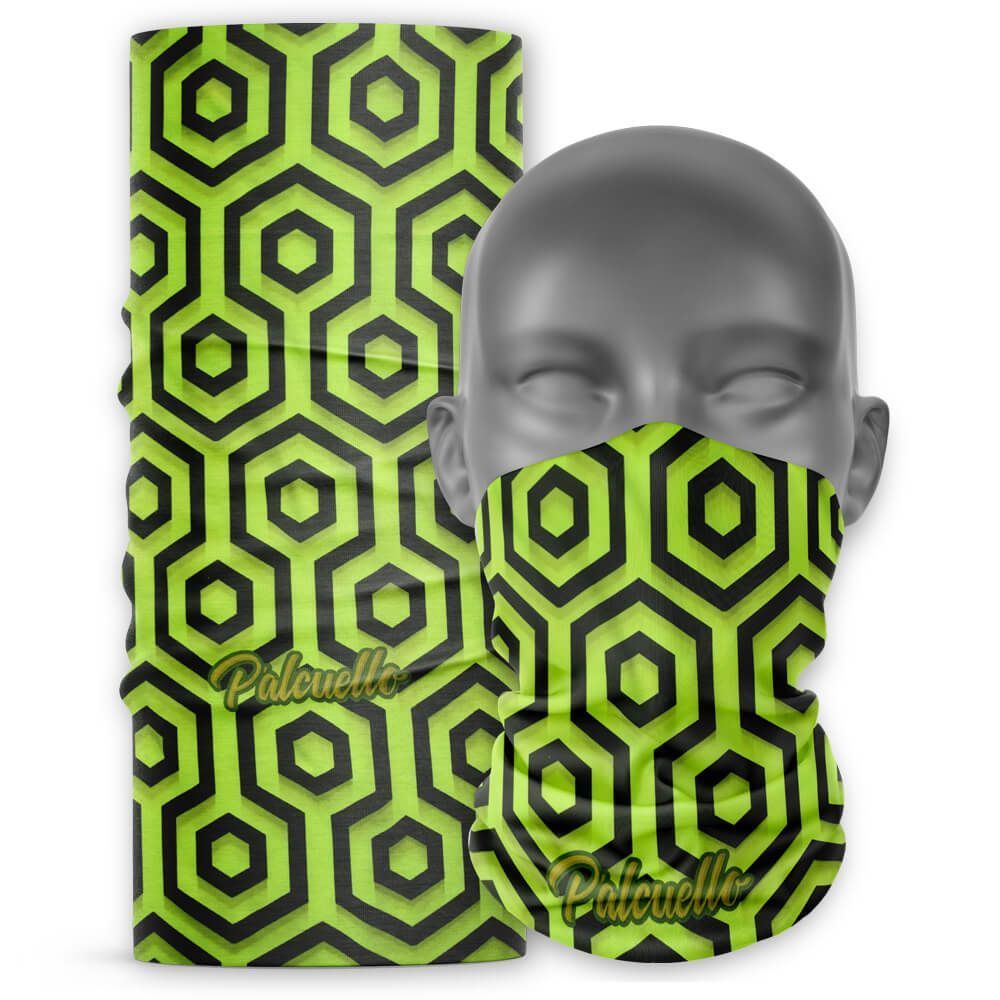 Cuello Buff bicicleta Unisex Palcuello Amarillo 1