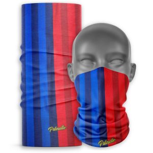 Cuello Buff Ciclismo Unisex Palcuello Azul-Rojo
