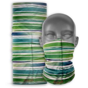 Cuello Buff bicicleta Unisex Palcuello Blanco-Azul
