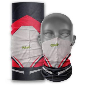 Cuello Buff motero Unisex Palcuello gris rojo
