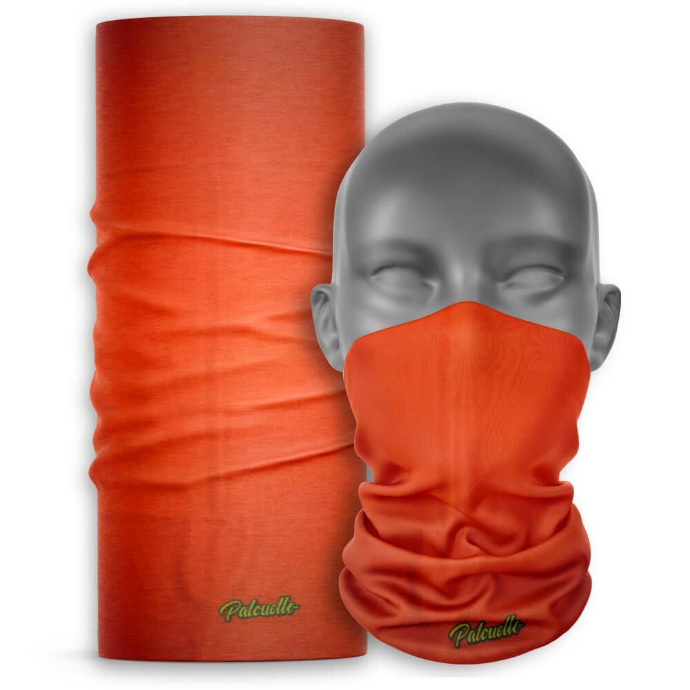 Cuello Buff bicicleta Unisex Palcuello Naranja
