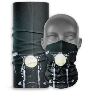 Cuello Buff para moto Unisex Palcuello Negro