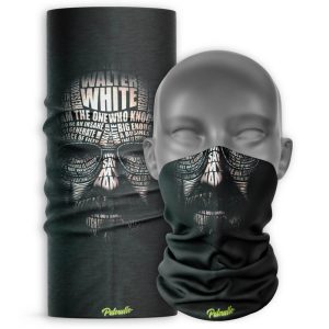 Cuello Buff para ciclismo Unisex Palcuello Negro Walter