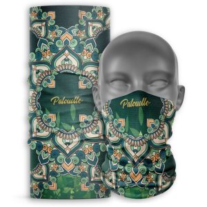 Cuello Buff deportivo Unisex Palcuello Verde mandala