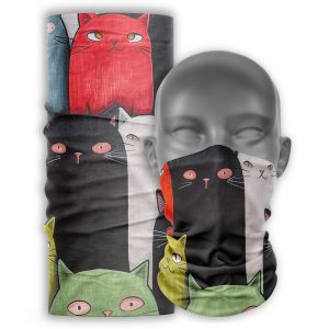 Cuello Buff ciclismo Palcuello gatos
