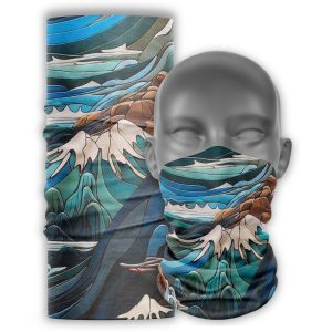 Cuello Buff ciclismo Unisex Palcuello pintura montañas