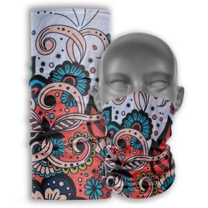 Cuello Buff ciclismo Unisex Palcuello mujer blanco