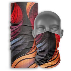 Cuello Buff ciclismo Unisex Palcuello ondas colores