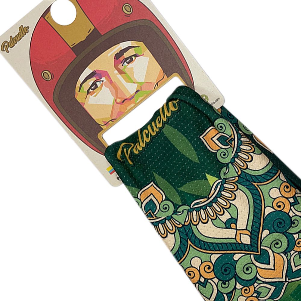 Cuello Buff deportivo Unisex Palcuello Verde mandala - Image 2