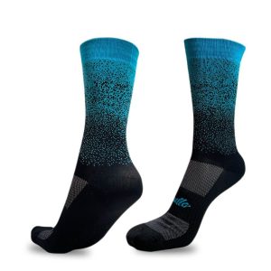 Medias de ciclismo Palcuello Azul - Negro